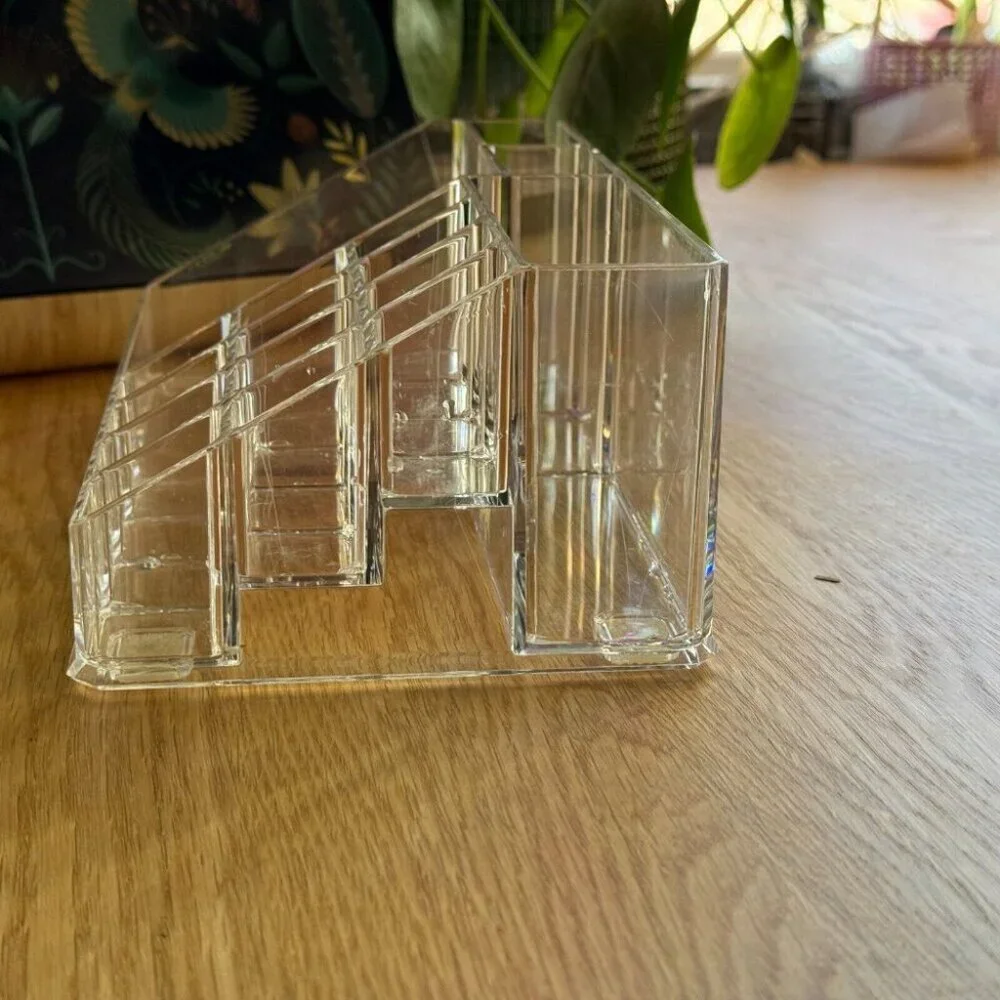 Acrylic Multi-Function Organizer - Beauty, Brushes, Office Supplies, Clear